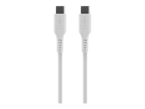 Picture of Fixed | Liquid Silicone Cable USB-C/USB-C, 2m, 60W | FIXDLS-CC2-WH