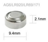 Picture of G6 baterija Vinnic Alkaline LR921/SR920/371 bez iepakojuma 1gb.