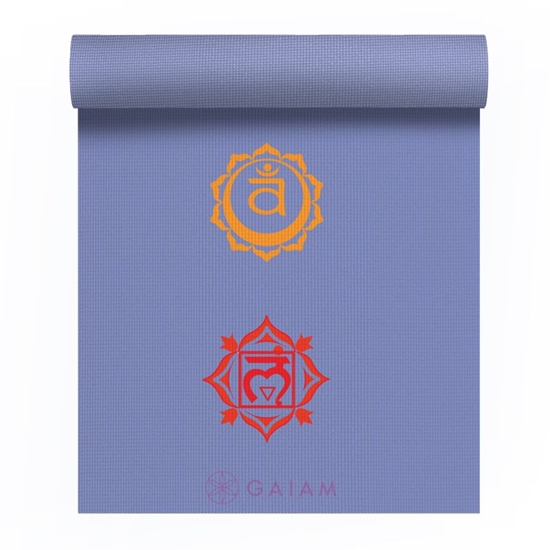 Picture of GAIAM Chakra 4 MM 55321 Vingrošanas paklājiņš