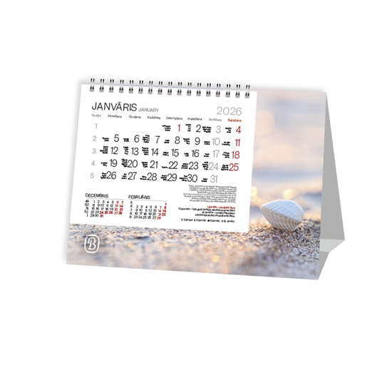 Picture of Galda plānotājs 2026.gadam EKO TENT Rudens, piramīdveidīgs ar spirāli