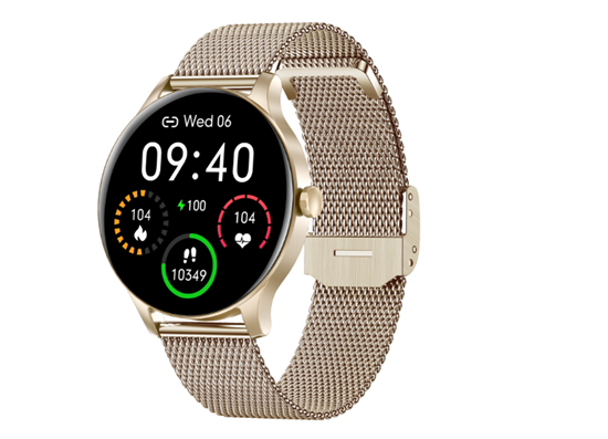 Picture of Garett Smartwatch Garett Classy gold steel Smartwatch IPS / Bluetooth / IP68