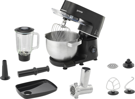 Picture of Gorenje | Kitchen Machine | MMC1000SCB | 1000 W | Number of speeds 12 | Bowl capacity 6 L