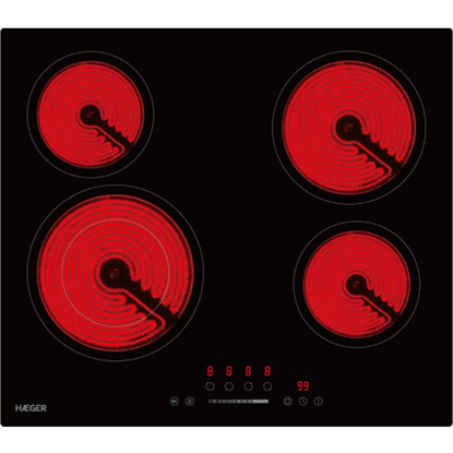 Attēls no Haeger VH-004.001A Vitro Heat 6400 Vitroceramic hob 6400W