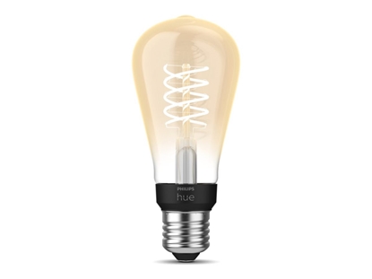 Picture of Hue W 7.2W Filament ST64 E27 | E27 | 7 W | Soft white 2100K | Bluetooth and Zigbee