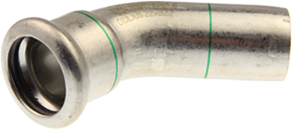 Picture of Inox ner.tēr. 45° līkums 35 mm i-ā