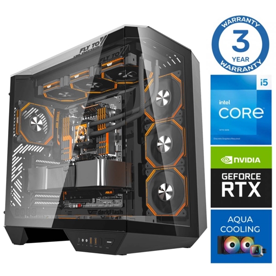 Изображение INTOP AQUA i5-14400F 16GB DDR5 1TB SSD M.2 NVME RTX5070 12GB no-OS