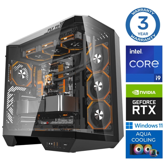 Изображение INTOP AQUA i9-14900KF 32GB DDR5 1TB SSD M.2 NVME RTX5070Ti 16GB
 WIN11