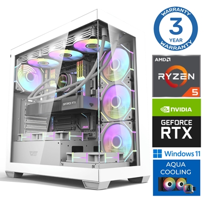 Attēls no INTOP AQUA Ryzen 5 7600X 64GB DDR5 1TB SSD M.2 NVME RTX5070Ti 16GB
 WIN11