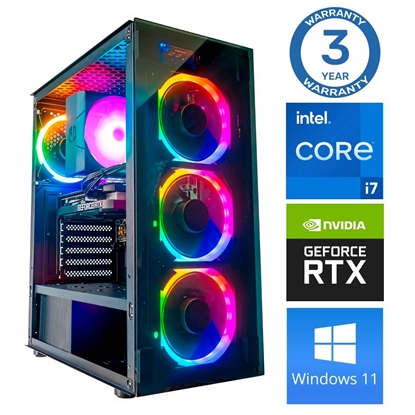 Attēls no INTOP i7-12700F 16GB 250SSD M.2 NVME RTX5060Ti 8GB WIN11Pro