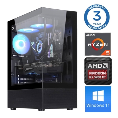 Attēls no INTOP Ryzen 5 5500 64GB 1TB SSD M.2 NVME RX6600 8GB WIN11