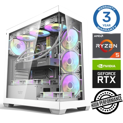 Attēls no INTOP Ryzen 5 7500F 64GB DDR5 1TB SSD M.2 NVME RTX5060Ti 8GB no-OS