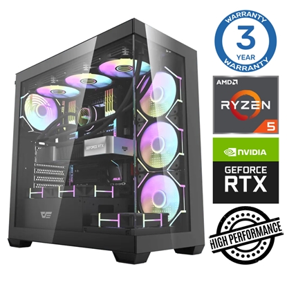 Attēls no INTOP Ryzen 5 7500F 64GB DDR5 1TB SSD M.2 NVME RTX5070Ti 16GB
 no-OS