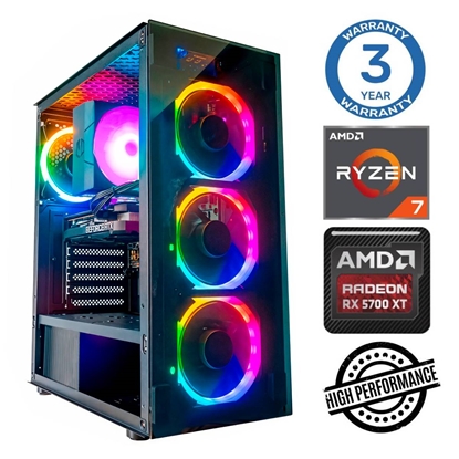 Изображение INTOP Ryzen 7 5700X 64GB 500SSD M.2 NVME RX6600 8GB no-OS