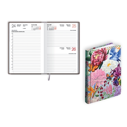 Attēls no Kabatas plānotājs 2026.gadam EKO Mono flex Contrast, diena, 98x150 mm, laminētie vāki