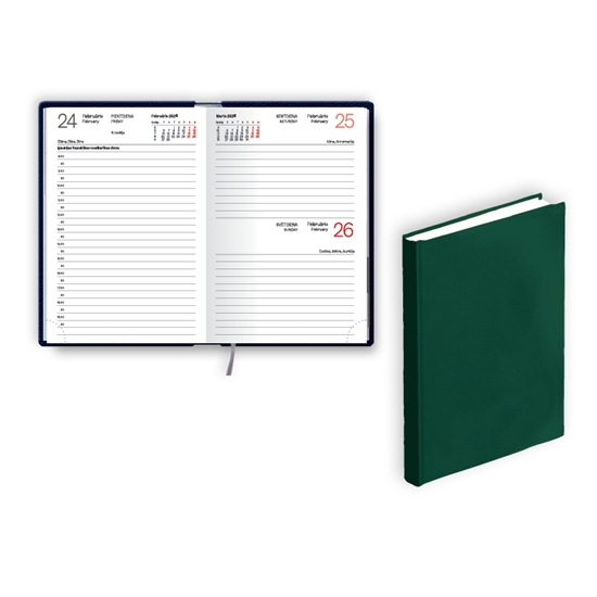 Picture of Kabatas plānotājs 2026.gadam EKO Mono, diena, 98x150 mm, balacron, zaļš