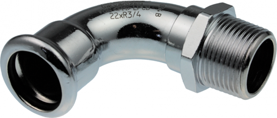 Picture of Karbona līkums 90° 18x1/2'' ā (Steel) KAN-therm