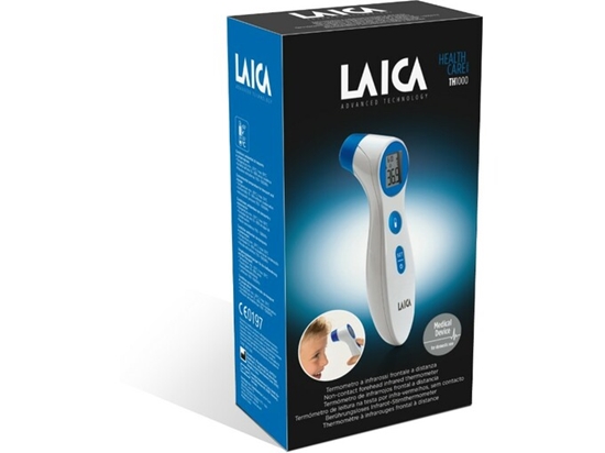 Picture of LAICA THERMOMETER DIGITAL CONTACTLESS INFRARED FOR HEAD, EAR AND LIQUIDS TH1000