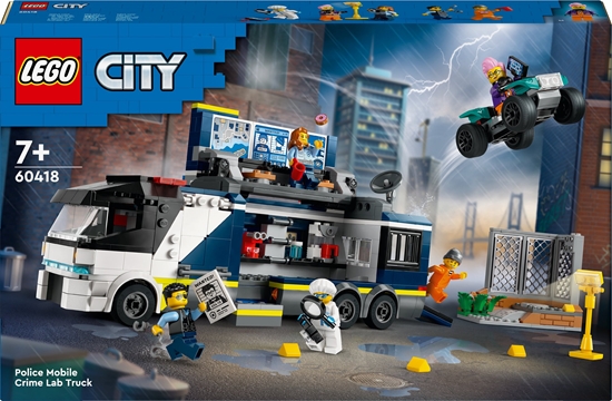 Picture of LEGO City Policyjna ciarówka z laboratorium kryminalnym (60418)