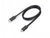Picture of Lenovo 4X91K16968 Thunderbolt cable 0.7 m 40 Gbit/s Black
