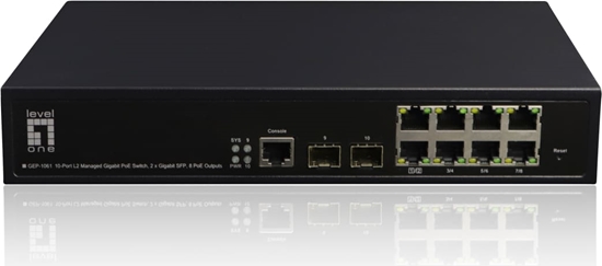 Picture of LevelOne GEP-1061 KILBY 10-Port L2-Managed-Switch