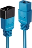 Изображение Lindy 1m C19 to C20 Extension Cable, blue