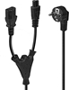 Picture of Lindy 30047 power cable Black C13 coupler C5 coupler