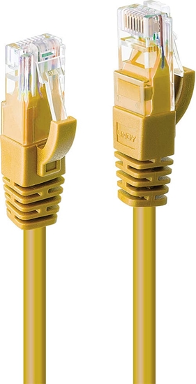 Picture of Lindy 5m Cat.6 U/UTP Network Cable, Yellow