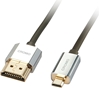 Picture of Lindy CROMO Slim HDMI High Speed A/D Cable, 1m