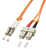 Изображение Lindy LC/SC 2m fibre optic cable OM2 Multicolour, Orange