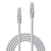 Picture of Lindy RJ-45/RJ-45 Cat6 5m networking cable Grey U/UTP (UTP)