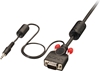 Picture of Lindy VGA & Audio Cable M/M, black,10m