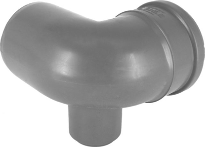 Picture of Līkums D 110/90˚ ar kreiso atzaru Dn50