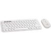 Изображение Logitech Pebble 2 Combo keyboard Mouse included RF Wireless + Bluetooth QWERTY US International White