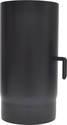 Picture of Melnā dūmvada caurule 250x2mm ø200 ar šīberi