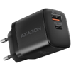 Picture of MOBILE CHARGER WALL USB 30W/2PORT BLACK ACU-PQ30 AXAGON