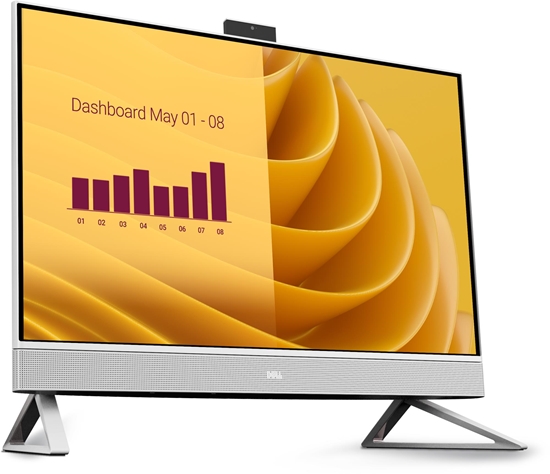 Picture of Monoblock PC|DELL|EC27250|Business|All in One|CPU Core 7|150U|1800 MHz|Screen 27"|RAM 16GB|DDR5|5200 MHz|SSD 512GB|Graphics card Intel Graphics|Integrated|ENG|Windows 11 Pro|Colour White|EC27250_RPLU-R_006_NOKB