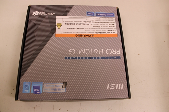 Picture of MSI SALE OUT. PRO H610M-G | PRO H610M-G | Processor family Intel | Processor socket LGA1700 | DDR5 | Supported hard disk drive interfaces SATA, M.2 | Number of SATA connectors 4 | DAMAGED PACKAGING
