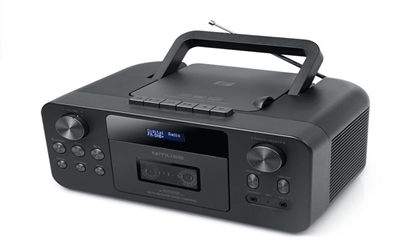 Attēls no Muse | Portable CD Radio Cassette Recorder With Bluetooth | M-182 DB | AUX in | Black