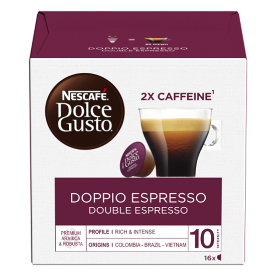 Picture of Nescafe Dolce Gusto Doppio Espresso Coffee, 16 capsules