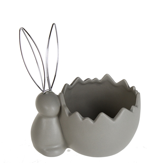 Picture of Olu turētājs Lieldienu Verso pelēks 16cm