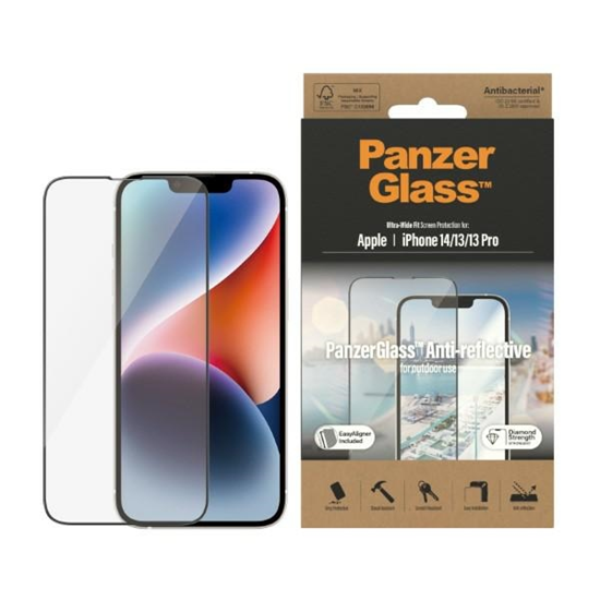 Picture of PanzerGlass Ultra-Wide Fit Anti-Reflective with ap