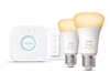 Изображение Philips Hue HueWA Starter Kit 2pcs, Bridge, Switch | E27 | 11 W | Warm to cool white light, 2200-6500K | Bluetooth and Zigbee
