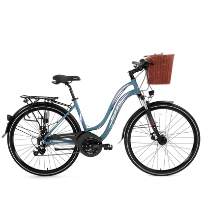 Attēls no Pilsētas velosipēds Bisan 28 CTX6300 (PR10010317) pelēks/rozā (18)