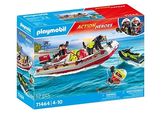 Picture of Playmobil - Action Heroes ód stray poarnej ze skuterem wodnym (71464)