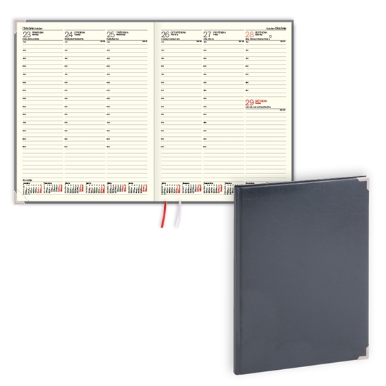 Изображение Plānotājs 2026.gadam EKO Advocate A4, nedēļa, balacron, pelēka