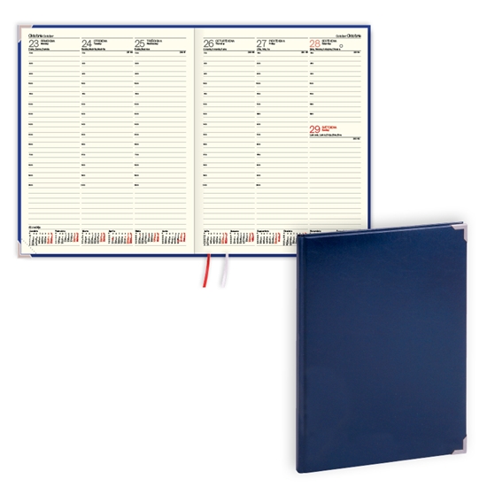 Изображение Plānotājs 2026.gadam EKO Advocate A4, nedēļā, balacron, zila