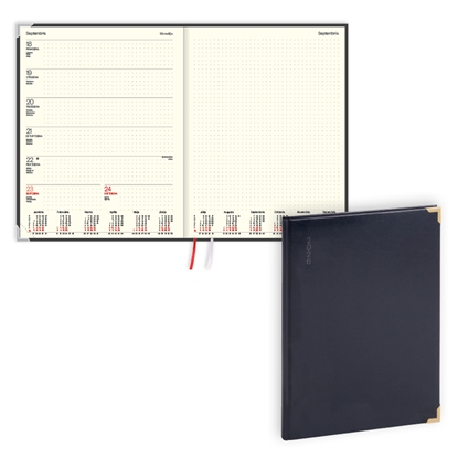 Изображение Plānotājs 2026.gadam EKO FORTUNE, A4, nedēļa, balacron, melna