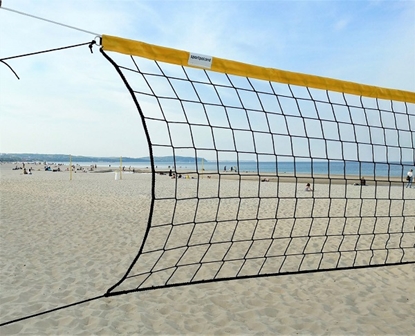 Attēls no Pludmales tenisa tīkls PE 2mm 8,5x1,07m