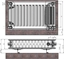 Attēls no Radiators 22x500x1000 Ventil Compact Termolux