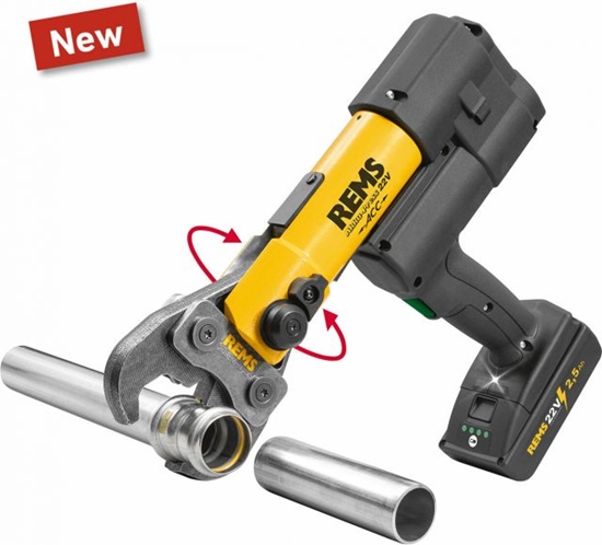 Picture of REMS Akku-Press 22V ACC Basic-Pack, metāla kastē